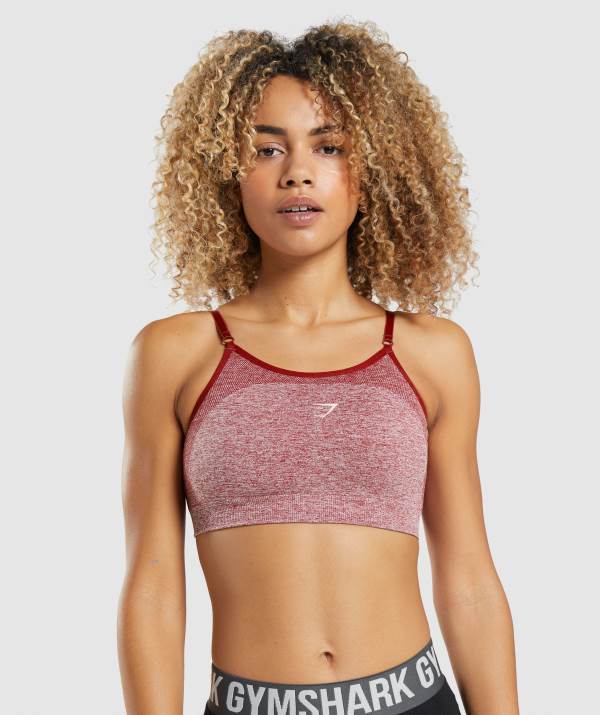 Damske Športové Podprsenky Gymshark Flex Strappy Bordove | BK5971428